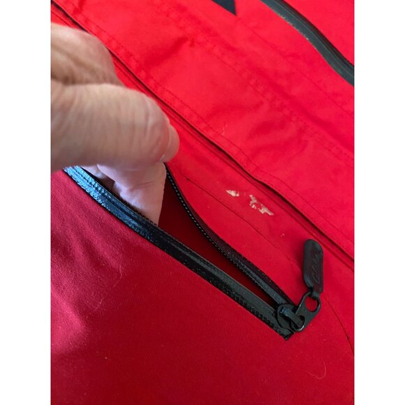 Cabelas Red Gore-Tex Waterproof  Jacket Multiple Pockets Zip Closure Small - Picture 9 of 15